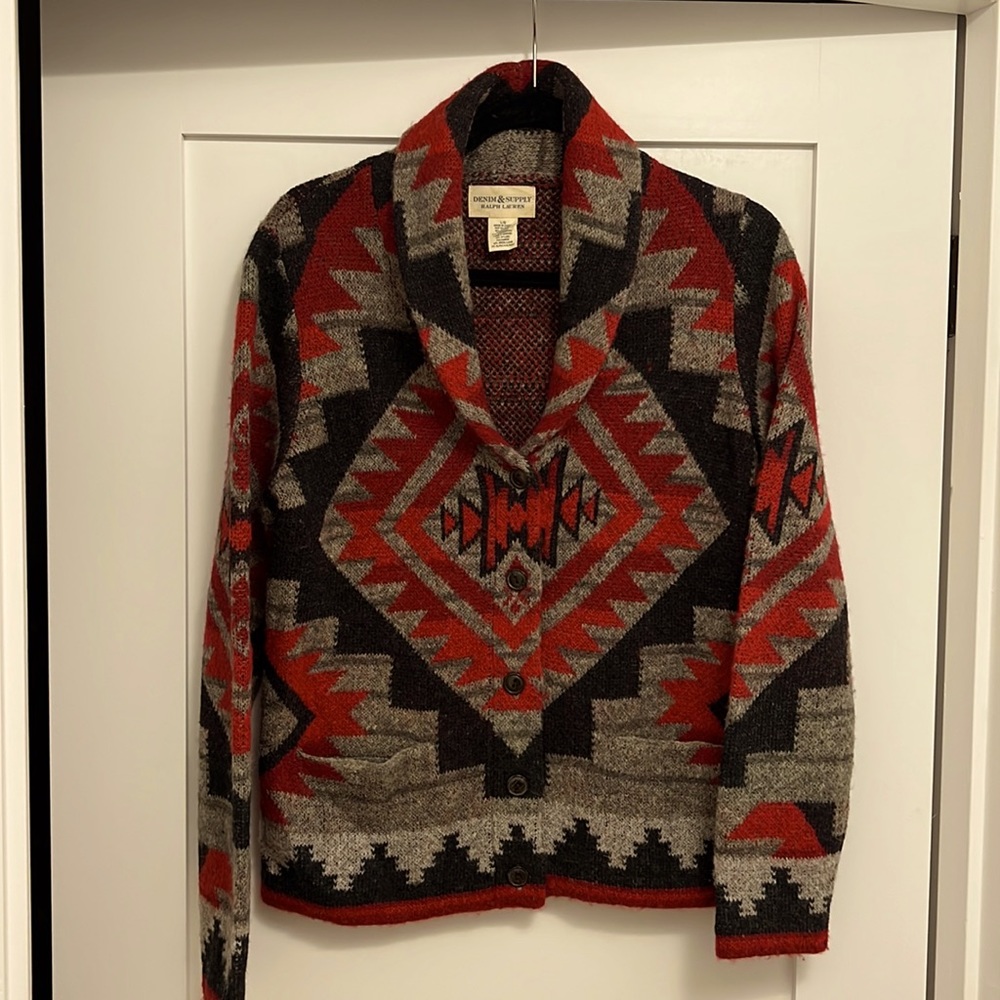 Ralph Lauren Denim & Supply Knit Jacket Women’s Large